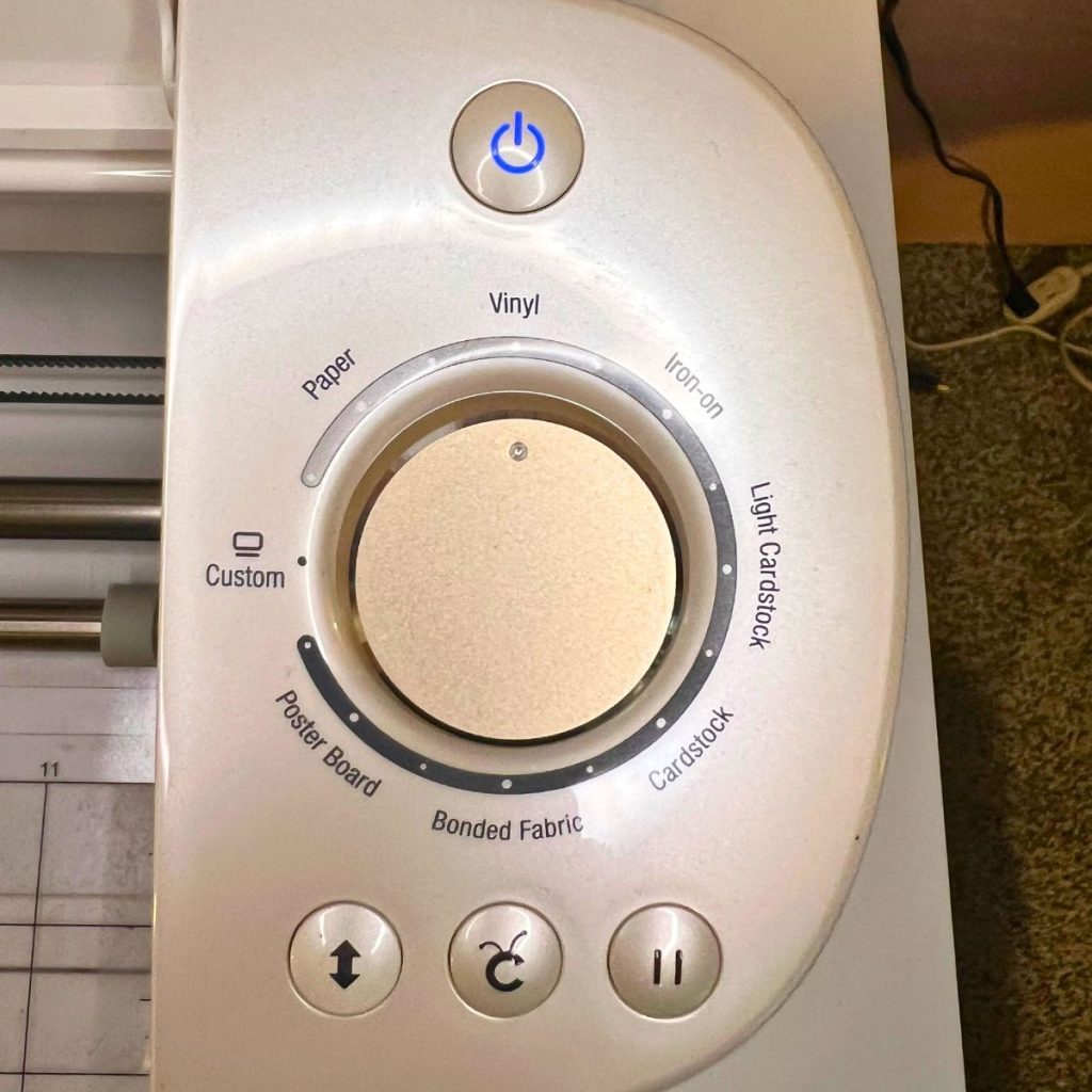 Martha Stewart special edition Cricut Air 2 cutting settings