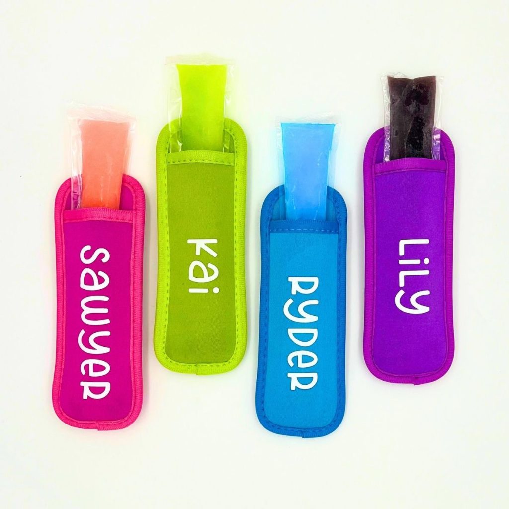 Cricut vinyl personalized popsicle holders